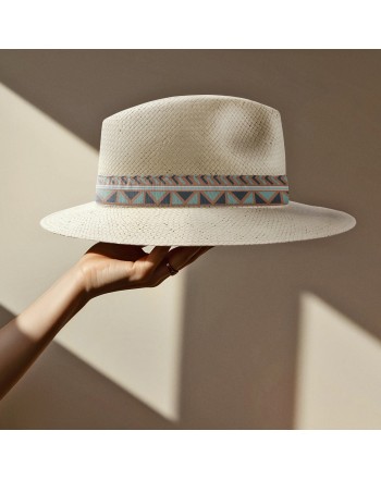 SOMBRERO SANTORINI CON CINTA SUBLIMACION